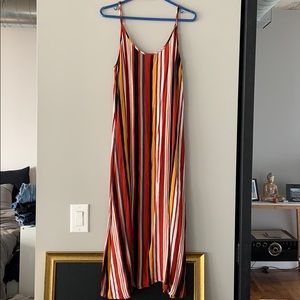 Calf length maxi dress